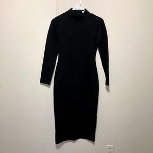 Lovers + Friends high neck bodycon long sleeve dress